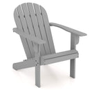 Acacia Wood Lounge Patio Adirondack Chair with Inclined Seat