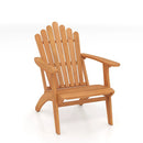 Acacia Wood Adirondack Chair - 400 lb Capacity by LJGDeals