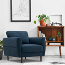 Modern Upholstered Accent Chair Single Sofa Armchair by LJGDeals
