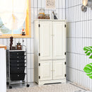 Accent Storage Cabinet Adjustable Shelves-White