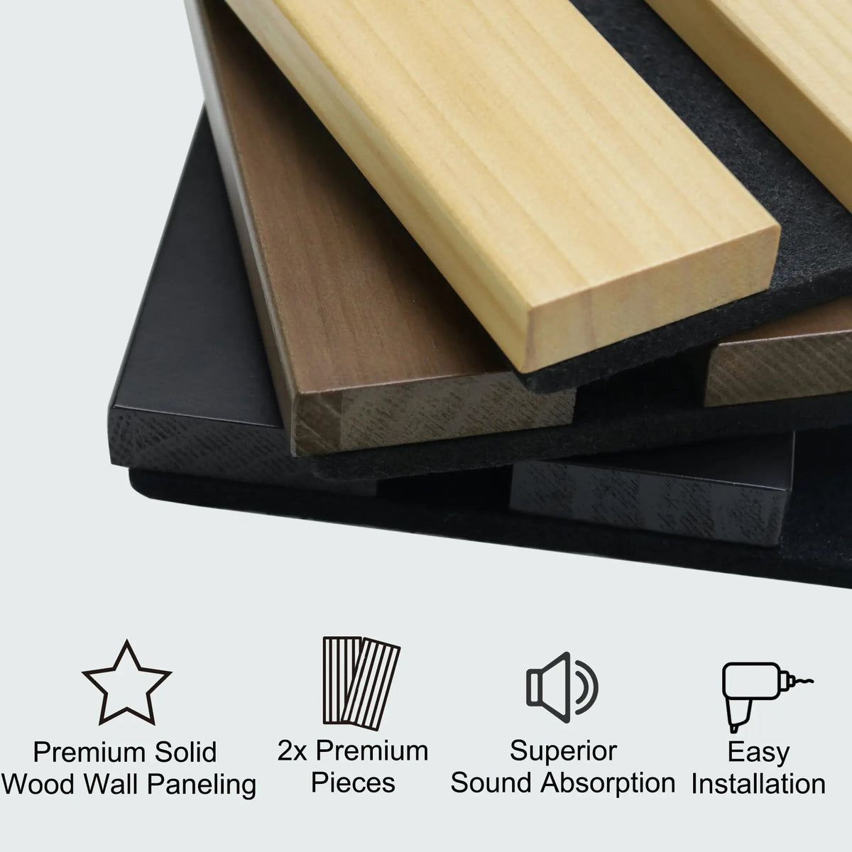 Solid Wood Acoustic Slat Wall Panels (Broad Strip), photo 5 of 31