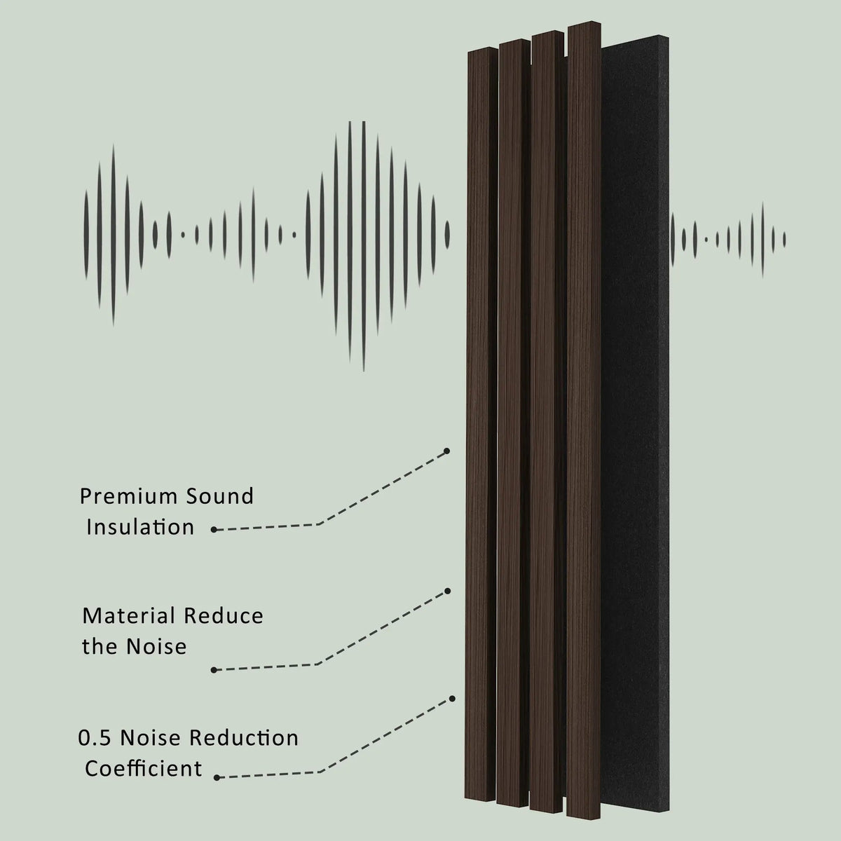 Solid Wood Acoustic Slat Wall Panels (Broad Strip), photo 19 of 31