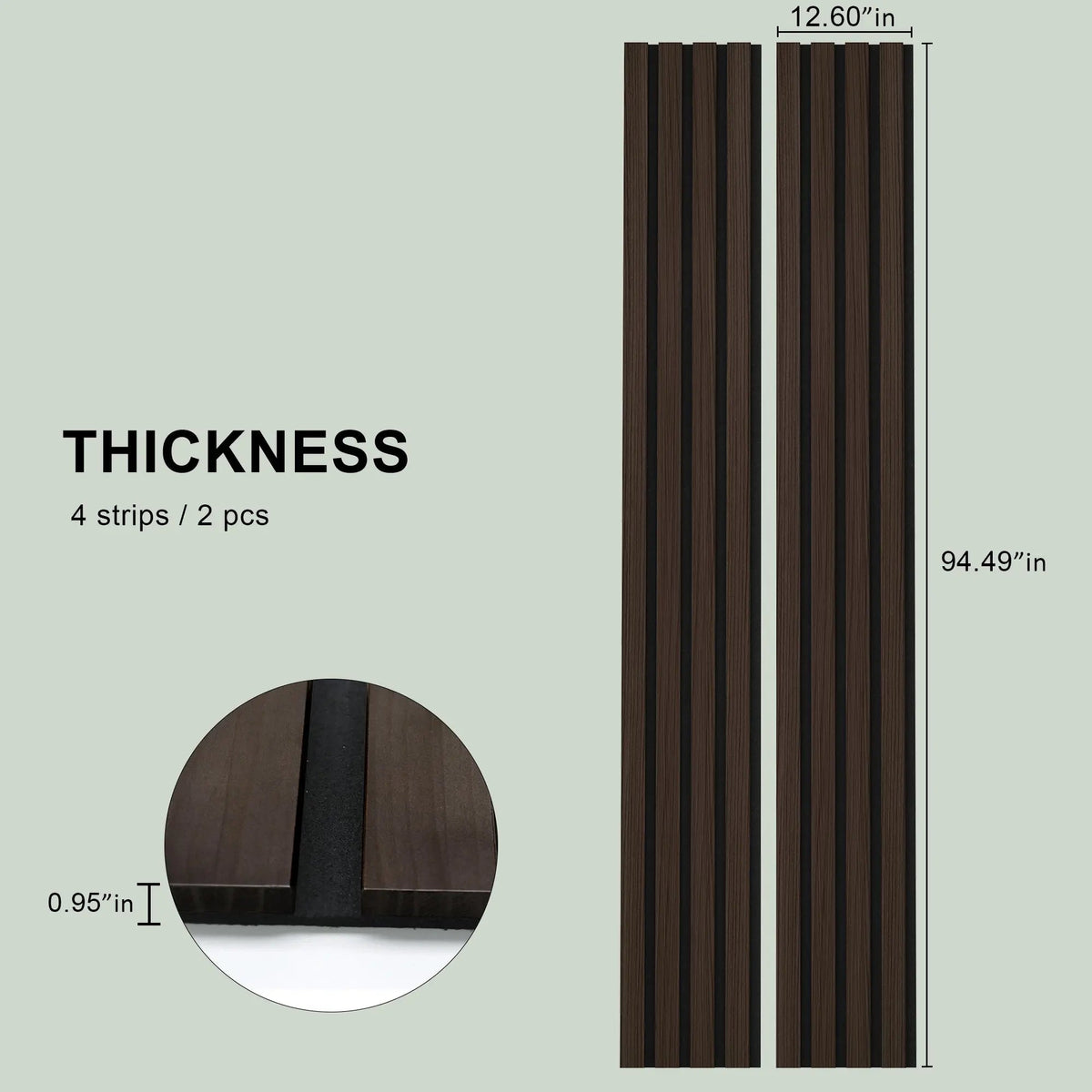Solid Wood Acoustic Slat Wall Panels (Broad Strip), photo 18 of 31