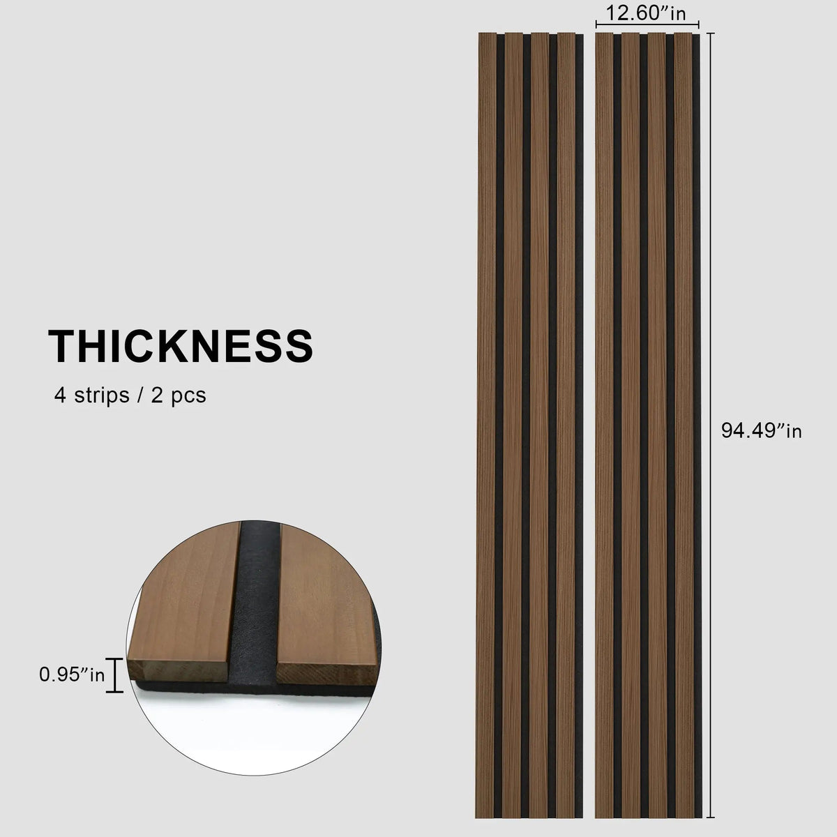 Solid Wood Acoustic Slat Wall Panels (Broad Strip), photo 26 of 31