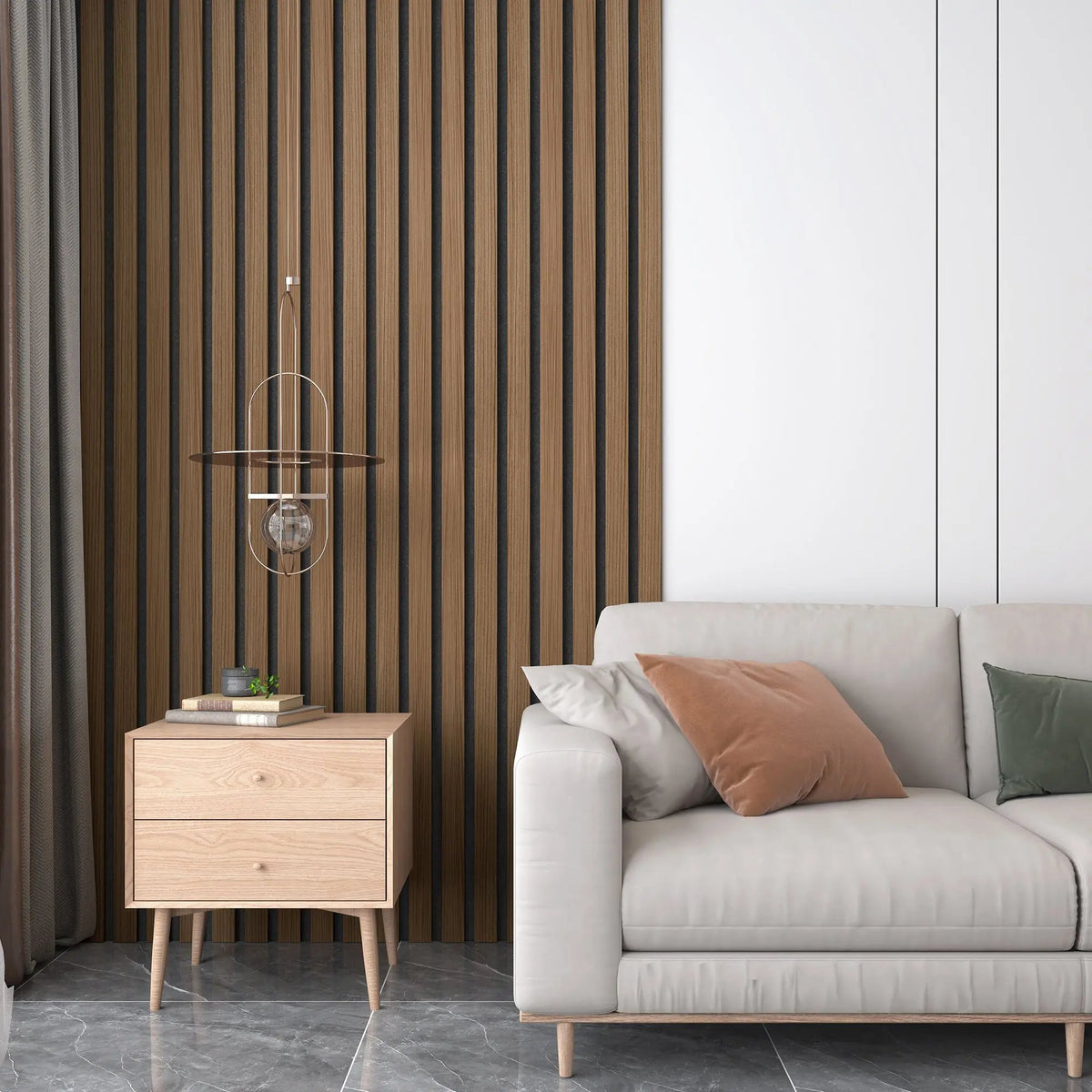 Solid Wood Acoustic Slat Wall Panels (Broad Strip), photo 28 of 31