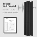 Acoustical 100% Polyester Wall Panel, 48x24x0.7 Sound Proof Wall Panels