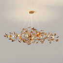 Acrylic Ginkgo Leaf Chandelier 31.5"