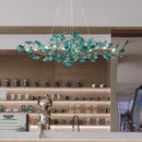 Acrylic Ginkgo Leaf Chandelier 31.5"
