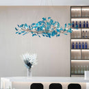 Acrylic Ginkgo Leaf Chandelier 31.5"