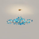 Acrylic Ginkgo Leaf Chandelier 31.5"