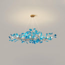 Acrylic Ginkgo Leaf Chandelier 31.5"