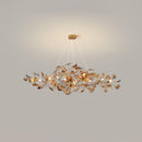 Acrylic Ginkgo Leaf Chandelier 31.5"