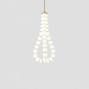Acrylic Pearl Necklace Chandelier