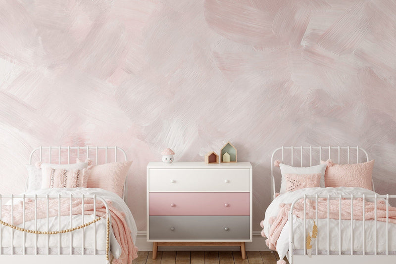 Light Pink Brush Stroke Wallpaper