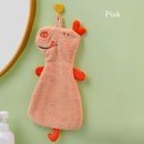 GobekUsa Double-layer Coral Velvet Hand Towel: Absorbent, Quick Dry, Skin-friendly Kitchen Bathroom Towels