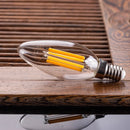 GobekUsa LED Flame Effect Bulbs C35 6.5W 220V Dimmable Candle Filament Bulb