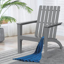 Outdoor Durable Patio Acacia Wood Adirondack Lounge Armchair by LJGDeals