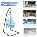 Adjustable Hammock Chair Stand Steel Frame by LJGDeals