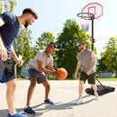Adjustable Basketball Hoop System Stand with Wheels by LJGDeals