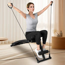 Adjustable Decline Sit Up Bench for Exercise for Home Gym with Speed Ball and 2 Resistance Bands by LJGDeals
