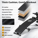 Adjustable Decline Sit Up Bench for Exercise for Home Gym with Speed Ball and 2 Resistance Bands by LJGDeals