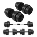 Adjustable Dumbbells 66 LBS Free Weights with Connectors for Home Gym Fitness Workout by LJGDeals