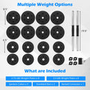 Adjustable Dumbbells 66 LBS Free Weights with Connectors for Home Gym Fitness Workout