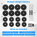 Adjustable Dumbbells 66 LBS Free Weights with Connectors for Home Gym Fitness Workout by LJGDeals