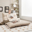 Adjustable Floor Sofa Bed with 2 Lumbar Pillows by LJGDeals