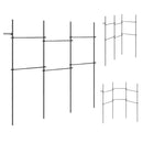 Floor to Ceiling Clothes Rack with 6 Adjustable Hanging Rods by LJGDeals
