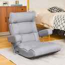 Adjustable Folding Sofa Chair with 6 Position Stepless Back by LJGDeals