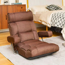 Adjustable Folding Sofa Chair with 6 Position Stepless Back by LJGDeals