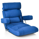 Adjustable Folding Sofa Chair with 6 Position Stepless Back by LJGDeals