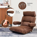 Adjustable Folding Sofa Chair with 6 Position Stepless Back by LJGDeals