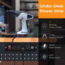 53 Inch Adjustable Heavy-Duty Workbench with Rubber Wood Top by LJGDeals