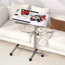 Adjustable Angle Height Rolling Laptop Table by LJGDeals