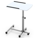 Adjustable Angle Height Rolling Laptop Table by LJGDeals