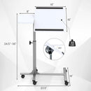 Adjustable Angle Height Rolling Laptop Table by LJGDeals