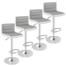 Set of 2 Adjustable Heights Barstool with PU Leather by LJGDeals