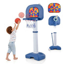 4-In-1 Adjustable Kids Basketball Hoop with Ring Toss Sticky Ball by LJGDeals