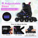 Adjustable Kids' Incline Skates for Boys Girls Ages 5-14 by LJGDeals