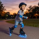 Adjustable Kids' Incline Skates for Boys Girls Ages 5-14 by LJGDeals