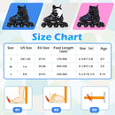 Adjustable Kids' Incline Skates 4 Sizes Adjustable Blade Roller