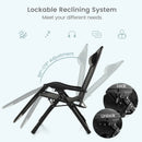 Adjustable Metal Zero Gravity Lounge Chair with Removable Cushion and Cup Holder Tray by LJGDeals
