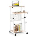 Height Adjustable Mobile Computer Stand by LJGDeals