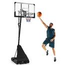 4.9-10 Feet Height Adjustable Portable Basketball Hoop Basketball Goal System by LJGDeals