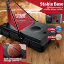 Adjustable Portable Basketball Hoop Stand with Shatterproof Backboard Wheels by LJGDeals