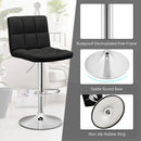 Adjustable Swivel Bar Stool with PU Leather-Brown by LJGDeals