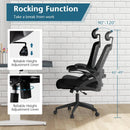 Adjustable Swivel Task Chair Ergonomic Office Chair with Adjustable Lumbar Support by LJGDeals