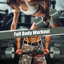 4 in 1 Adjustable Weight Dumbbell Set-Black by LJGDeals